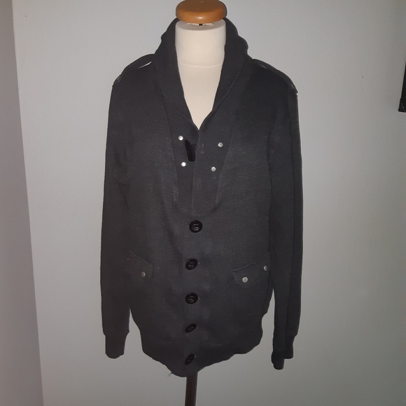 Urban behavior men's cardigan Size L - Picture 2 of 16